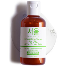 SeoulCeuticals Korean Kasvovesi rasvoittuvalle akneen taipuvaiselle iholle - Korean Skin Care Teepuukasvovesi kasvoille - Kasvovesi Centella Asiatica