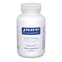 Pure Encapsulations L-Tirosina - Suplemento de Aminoácidos - Apoyo Cerebral, Dopamina y Función Tiroidea - Vegano