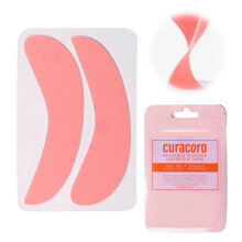 Curacoro Reusable Eye Pads Silicone Under Eye Patches Lash Lift Cover Eyelash Extension | Soft Pads for Sensitive Skin during Eyelash Perm Lamin