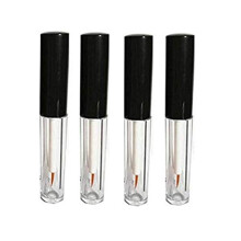 DNHCLL 4 Stck 5 ml leerer Kunststoff-Eyeliner-Rhrenbehlter, Wimpernverlngerungs-Flssigkeits-Aufbewahrungsbehlter, Wimpern-Mascara-Rhre fr Wim