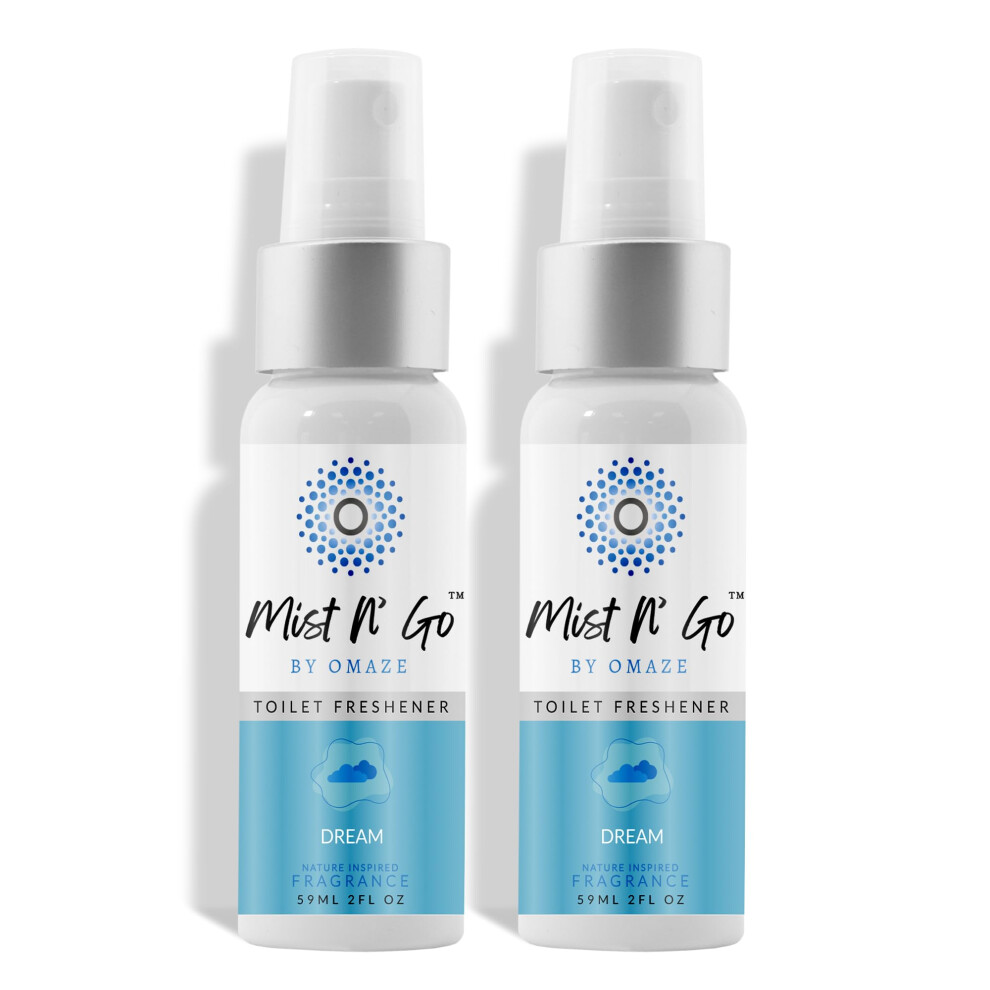 Mist N Go by Omaze Travel Bathroom Spray for Toilet Spray Odor Eliminator - Travel Toilet Spray for Bathroom Air Freshener Spray for Bathroom Deo-image-OPC-PHXS6NP-NEW
