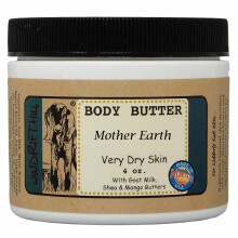 Loo hidratante de manteiga corporal Windrift Hill 4oz para pele muito seca (Me Terra)