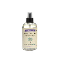 Mind Over Lather 100% Natural Yoga Mat Cleaning Spray 8oz | Works with All Mats | Cleans and Restores Using Essential Oils Naturally | Calming La