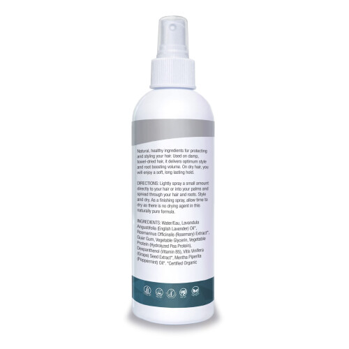 Organic Excellence Wild Mint Styling Spray, alkoholfrei, pH-neutral, 237 ml 1