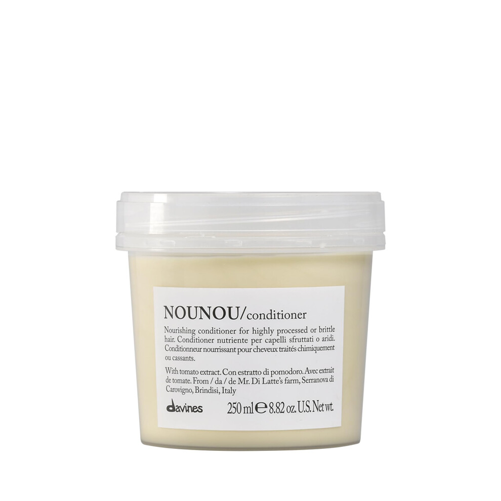 Davines Nounou Conditioner | Hydrating Deep Conditioner For Bleached Permed Relaxed Damaged Or Very Dry Hair | Replenishes Chemically Processed Hai