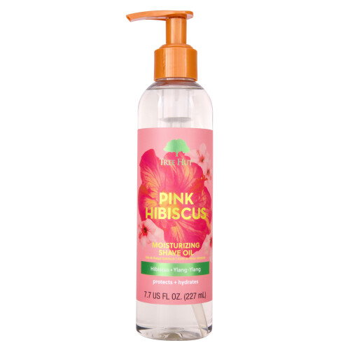 Tree Hut Olio da Barba Idratante e Nutriente Pink Hibiscus, 7.7 fl oz, Formula Gel-a-Olio