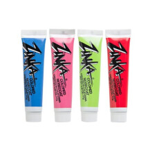 Zinka-farvet Sunblock Zink Vandt?t Nosecoat 4 Pack Bundle .6oz Tube - Bl?/Pink/Gr?n/R?d