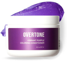 Semi-permanentn kondicionr k barven vlasu Overtone Color Depositing - 8 oz pro prrodn a barven vlasy hydratacn bambuck mslo a kokosov olej