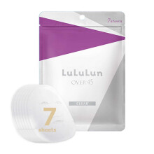 Lululun 7pc fogli facciale pacchetto di maschera per la cura della pelle anti-invecchiata quotidiana idratante e idratante in foglio per il viso masc