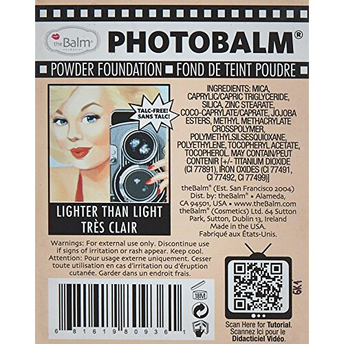 THEBALM Photobalm Talc Free Powder Foundation plus lger que Light 2