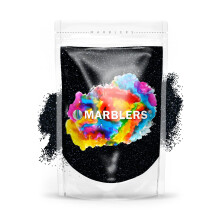 MARBLERS Twinkle Glitter [Black Knight] 85g | Fein | Ungiftig, Vegan, Tierversuchsfrei | Gesicht, Körper, Makeup