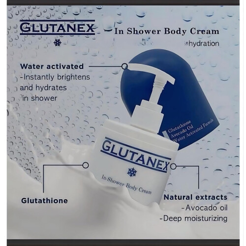 Glutanex In-Dusch-Krpercreme 300 ml 10,14 Unzen (1er-Pack) 2