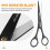 The Cut Factory - Tesoura de cabelo e tesoura de barbeiro profissional - Tesoura de corte de cabelo de ao inoxidvel de 6,5 polegadas com lmina 4