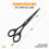 The Cut Factory - Tesoura de cabelo e tesoura de barbeiro profissional - Tesoura de corte de cabelo de ao inoxidvel de 6,5 polegadas com lmina 3