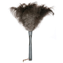 Midoneat Ostrich Feather Duster  Big and Soft and Fluffy Duster 22 inch (Gray)