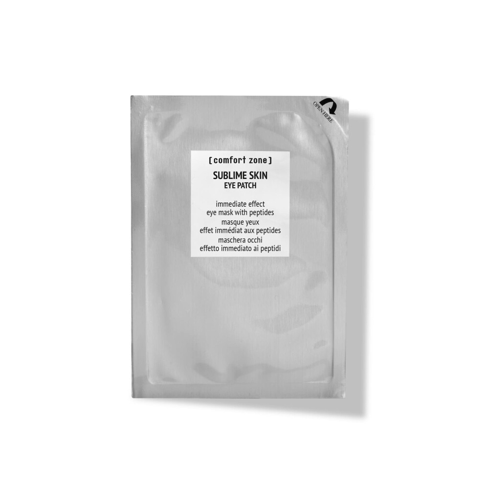 Comfort Zone [ ] Sublime Skin Eye Patches Refreshing Hydrogel Eye Mask To Reduce Puffiness 6 Ct.
