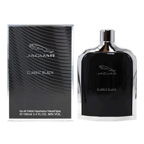 Jaguar Jaguar Classic Black Black 3.4 Oz Eau de Toilette Spray per uomini 2