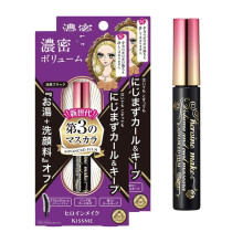 HEROINE MAKE by KISSME Conjunto de rmel Duo | 2 Tamanho real - Maquiagem para olhos volumizantes e curvatura  prova d'gua Efeito de clios pos