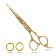 Nixcer Hair Cutting Scissors -Sharp Razor Edge Blade Hair Shears Series - 6.5"""" With Fine Adjustment - Stainless Steel Hair Scissors Professional
