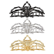Textention Metal Hair Clips for Halloween 4.1inch Spider Hair Claw Clips Non-Slip Barrettes Jaw Hair Styling Grip Clamps Bow Hair Accessories f