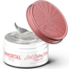 Immortal NYC Hair GEL STYLING WAX - Hypnotisk Maximal Fast Stark Hll Lgglans Gel/Wax - Herr vattenbaserad pomada/hrvax utan rester Hrpomada -