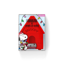 wet n wild Peanuts Snoopy Makeup Sponge & Case Set Holder med ventilation og svampeblender - Dog House