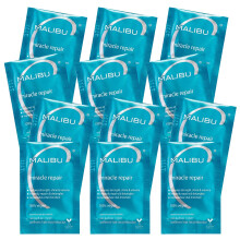 Malibu C Miracle Repair Hair Reconstructor (12 balcku) Vyivujc vlasov kra na opravu slabch pokozench pramenu Lnen protein a vitamn B5