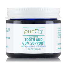 PurO3 Ozon Tand & Gum Support - Ozonerad organisk olivolja & eteriska oljor fr komplett munvrd & friskt andetag Naturlig fluorfri lsning fr d
