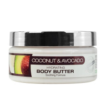 Manteiga corporal ORIGEM para pele seca - Hidratao profunda e reparo da pele - Coco, abacate, karit e leo de argan - Hidratante de vitamina E