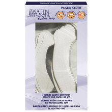 Satin Smooth Muslin EZ Grip Wax Strips voor Gezicht met Eenvoudige Trekflappen