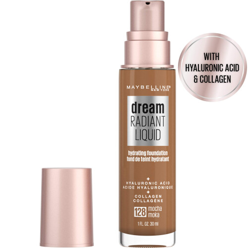 Maybelline Maybelline Dream Radiant Liquid Medium Coverage Hydrating Makeup Lightweight Liquid Foundation Mocha 1 FL; Oz 1