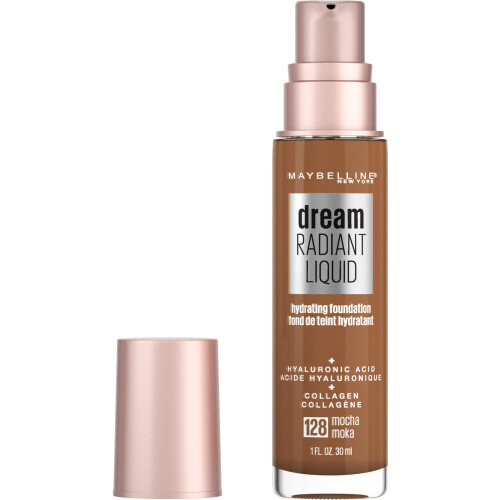 Maybelline Maybelline Dream Radiant Liquid Medium Coverage Hydrating Makeup Lightweight Liquid Foundation Mocha 1 FL; Oz