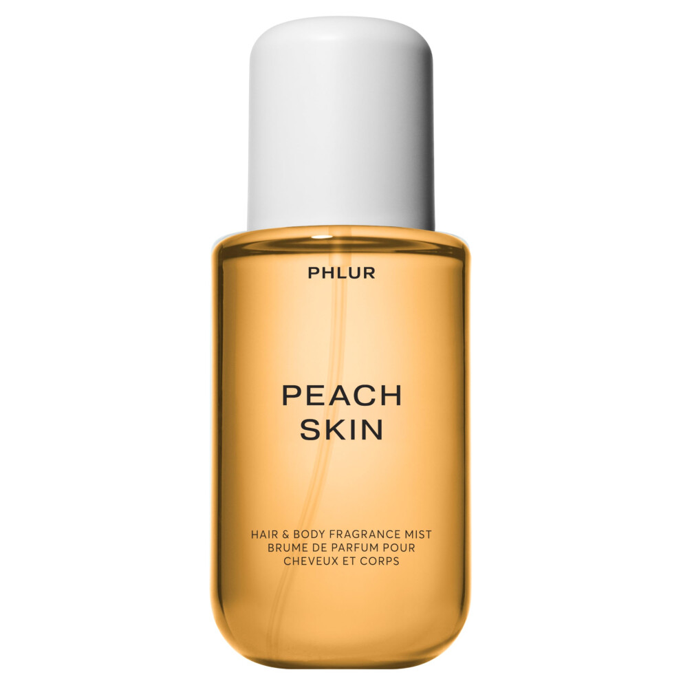 Phlur White Peach Skin Body Mist - Hair & Body Mist Fragrance - Peach Plum Bergamot Milky Sandalwood & Freesia Body Spray (8 Fl Oz)