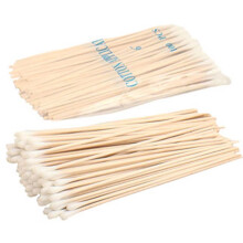 SPRUCE (100 Pezzi) Cotton Swabs 6" (15.2 cm) con Manici in Legno | Uso Versatile per Arte, Pulizia, Trucco e Altro
