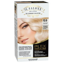 Il Salone Milano Plex Rebuilder Permanente Haarfrbecreme 12,0 Pure Platinum Professionelles Haarfrbeset fr einen natrlichen Glanz und Glanz f