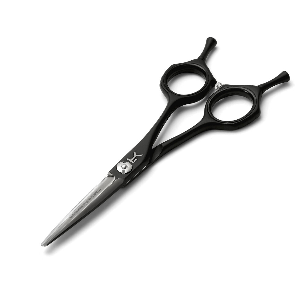 Kobaruto Silver/Black/Cobalt Very Sharp Rebel - 440C 5.5"""" Barber Scissors Stylist Hair Shears