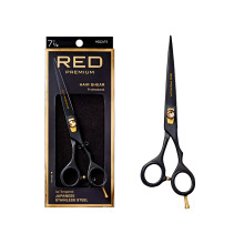 Red by Kiss Premium Artisan Professional Hair Shears Ice Tempered Japanese Stainless Steel Scissors Sharp Blades for Precise Cutting Ergonomic