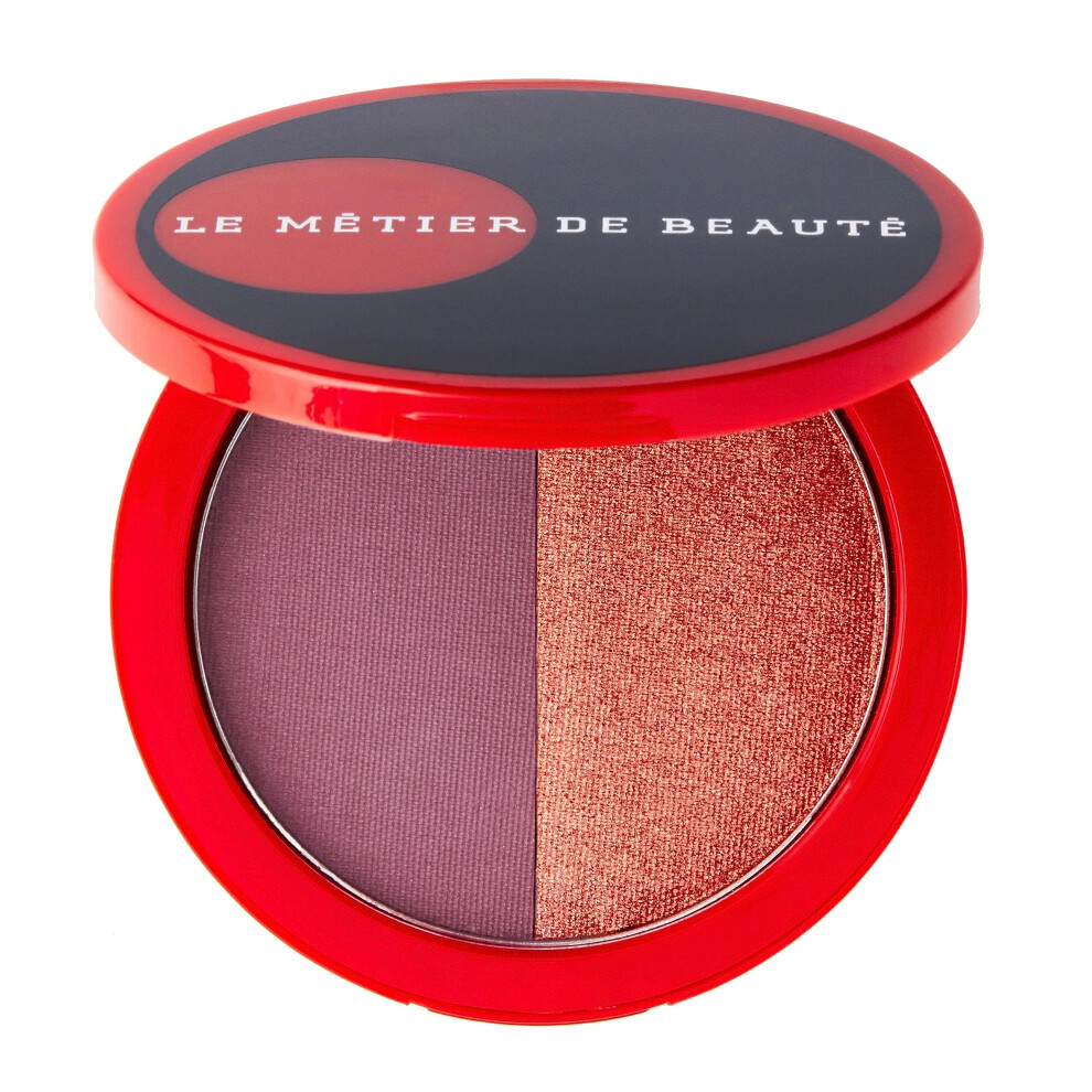 Le Metier De Beaute Light Metier Blush Highlighter Duo For A Radiant Glow Magnetic Compact (Velvet Underground)