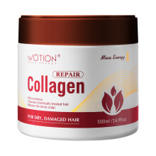 WOTION Collagen Hair Treatment Deep Repair Conditioning Argan Oil Kolagenov maska ??na vlasy pro such pokozen vlasy Vechny typy vlasu 16,90 oz 5