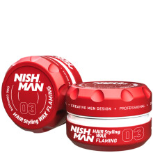 Nishman Haarstylingwax Flamming 03 150 ml