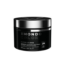 XMONDO Kleur Zachte Zwart Kleurdepositiemasker & Semi-Permanente Haarkleurverf Super Glans Verrijkt met Bond Boosters