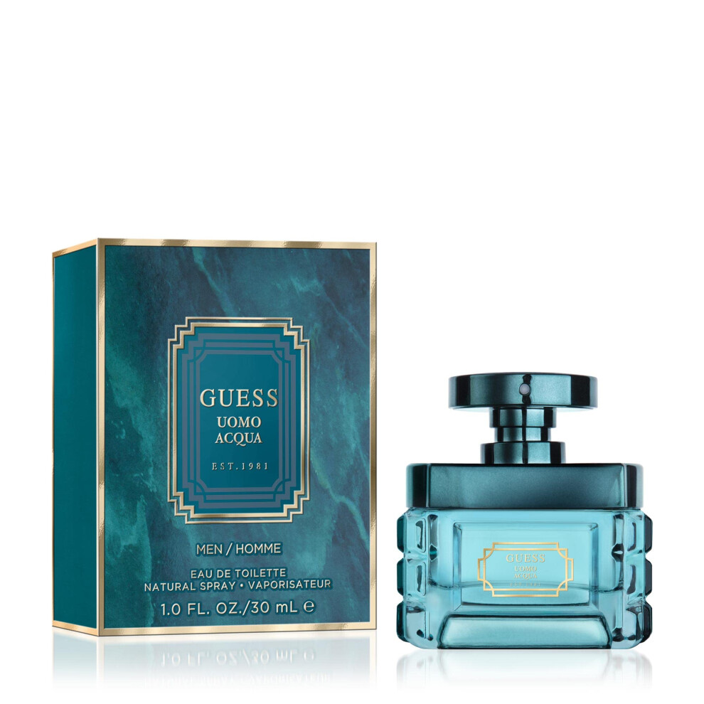 Guess Uomo Acqua Eau De Toilette Cologne Spray For Men 1.0 Fl. Oz.