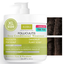 Folliculitis Deep Conditioner | Effektive Kopfhautbehandlung bei seborrhoischer Dermatitis, Psoriasis, trockener, juckender Kopfhaut, Schuppenbehandl