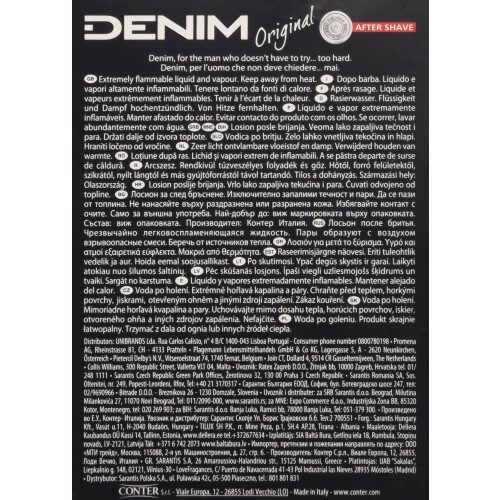 Denim After Shave Original 100Ml / Aftershave / For Men 1
