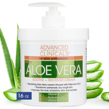 Advanced Clinicals, Aloe Vera, Beruhigungs- & Erholungscreme, 16 oz (454 g)