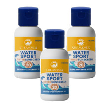 STREAM 2 SEA Protetor solar colorido FPS 20 Biodegradvel e seguro para recifes 1 fl oz tamanho de viagem Pacote de 3 protetor solar mineral hidr