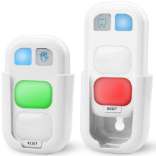 HONWELL Timer fr barn Batteridriven tandborsttimer och Timer fr handtvtt i badrum med LED-frgljus Fantastisk present till barn och tonringar