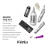 L’Oréal Paris L'Oreal Paris Feria Mehrdimensionaler, schimmernder, dauerhafter Haarfarbton V38 Violet Noir 3