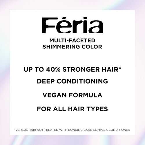 L’Oréal Paris L'Oreal Paris Feria Mehrdimensionaler, schimmernder, dauerhafter Haarfarbton V38 Violet Noir 1
