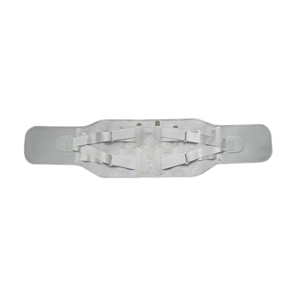 Back Support Belt Back Brace Ergonomic Lower Backbrace Lumbar Support Waist Band for Sitting Fitness Weightlifting Bending, Gray M